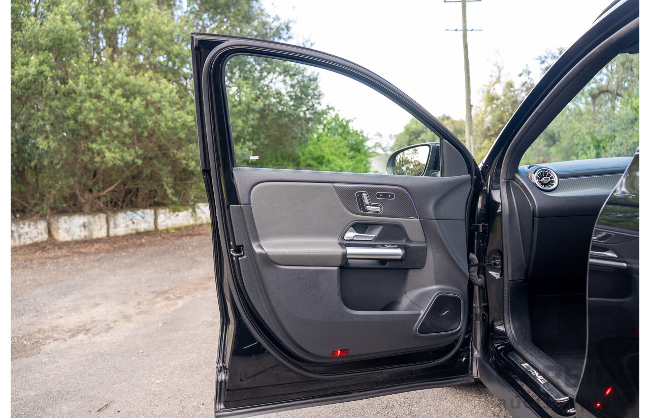 12/2020 Mercedes Benz GLA45 S AMG 4Matic+ (AWD) H247 MY21 4d Hatchback Cosmos Black Metallic Turbo 2.0L