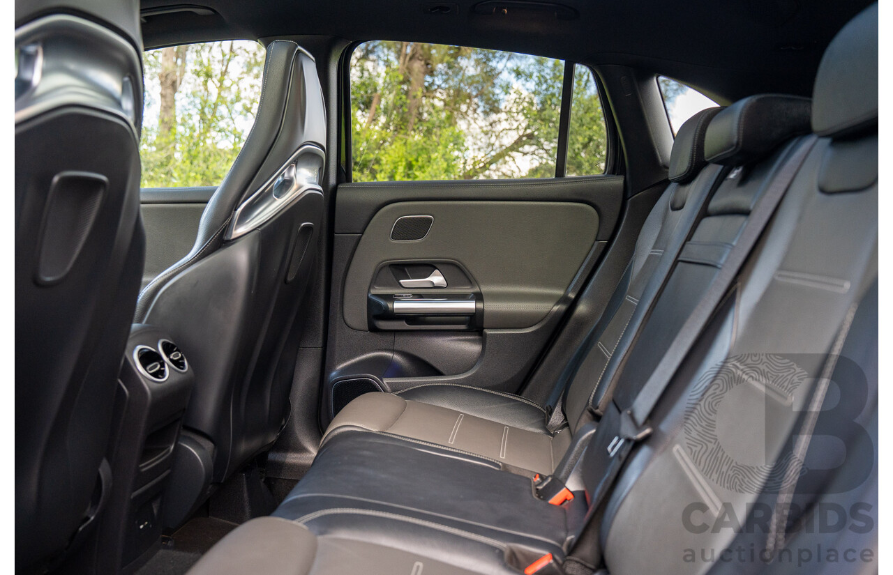 12/2020 Mercedes Benz GLA45 S AMG 4Matic+ (AWD) H247 MY21 4d Hatchback Cosmos Black Metallic Turbo 2.0L