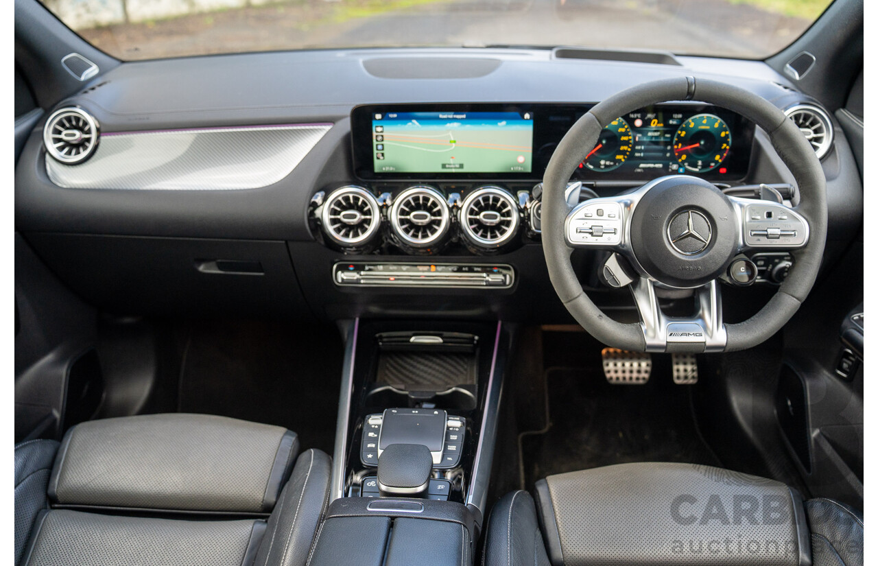 12/2020 Mercedes Benz GLA45 S AMG 4Matic+ (AWD) H247 MY21 4d Hatchback Cosmos Black Metallic Turbo 2.0L