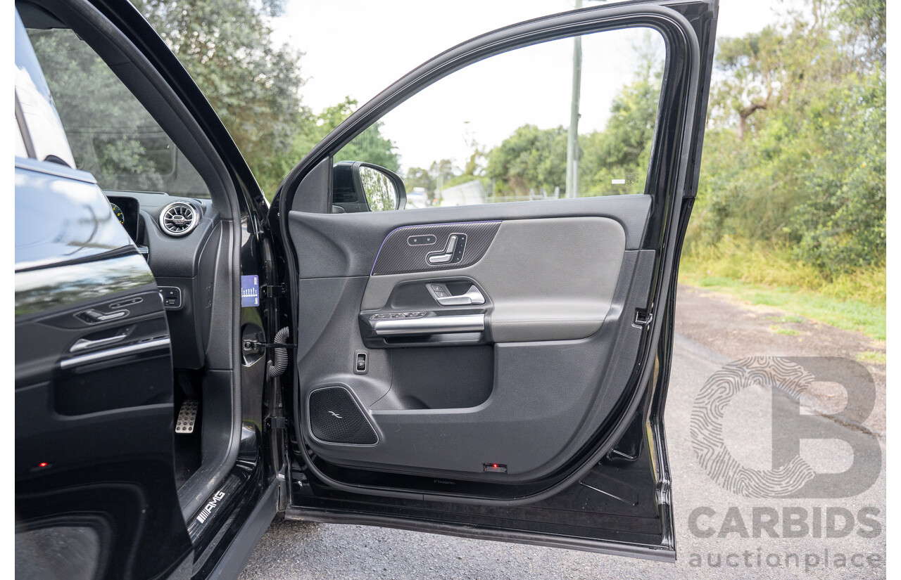 12/2020 Mercedes Benz GLA45 S AMG 4Matic+ (AWD) H247 MY21 4d Hatchback Cosmos Black Metallic Turbo 2.0L