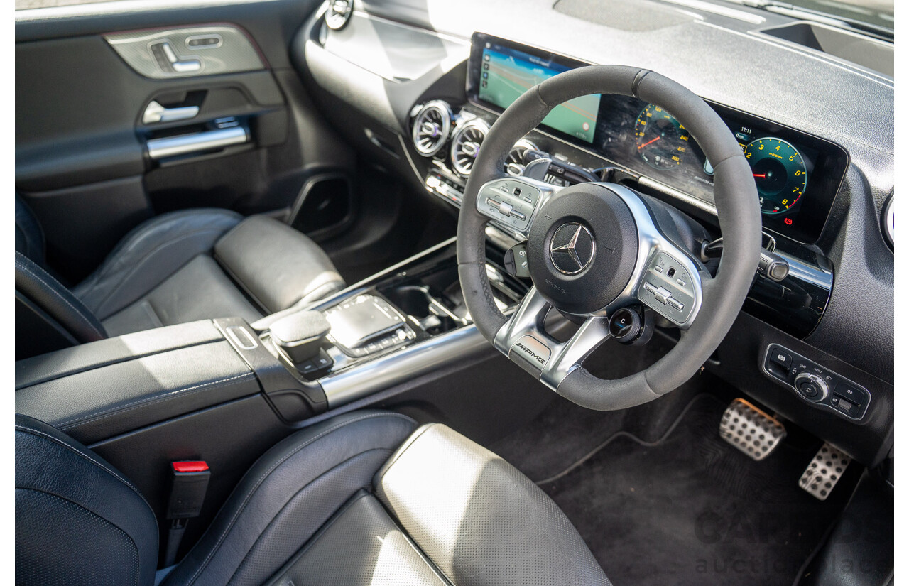 12/2020 Mercedes Benz GLA45 S AMG 4Matic+ (AWD) H247 MY21 4d Hatchback Cosmos Black Metallic Turbo 2.0L