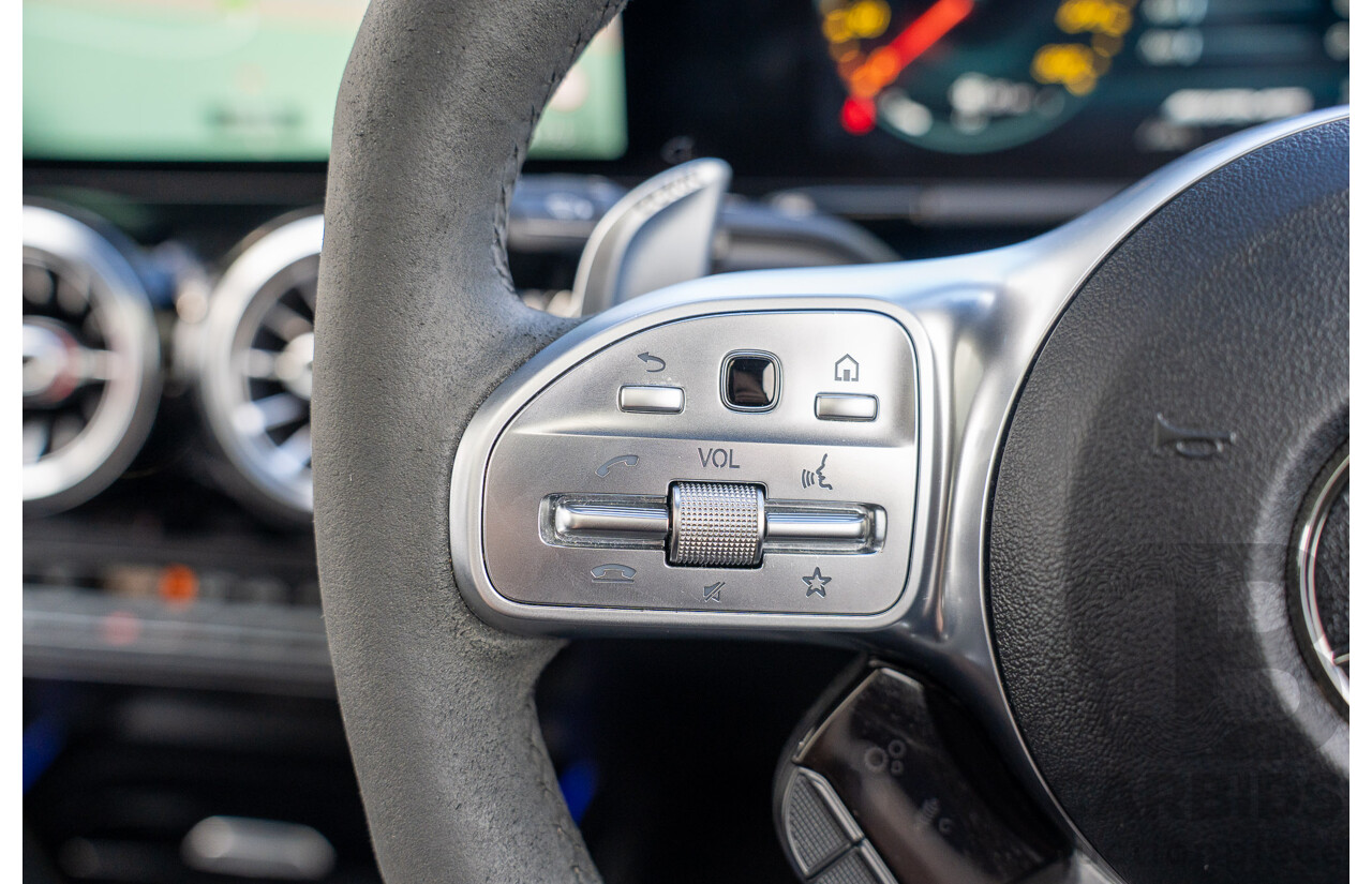 12/2020 Mercedes Benz GLA45 S AMG 4Matic+ (AWD) H247 MY21 4d Hatchback Cosmos Black Metallic Turbo 2.0L