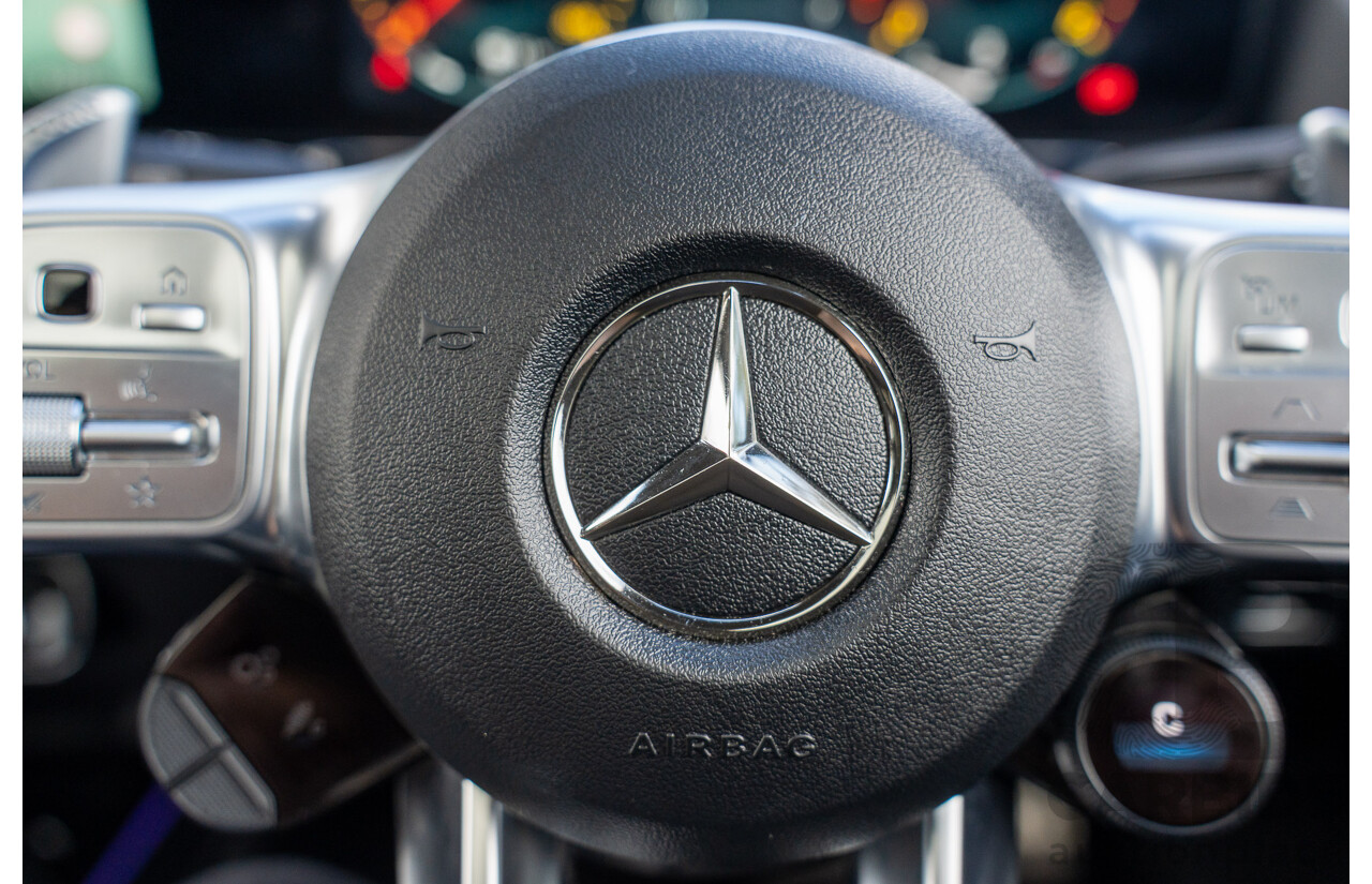 12/2020 Mercedes Benz GLA45 S AMG 4Matic+ (AWD) H247 MY21 4d Hatchback Cosmos Black Metallic Turbo 2.0L