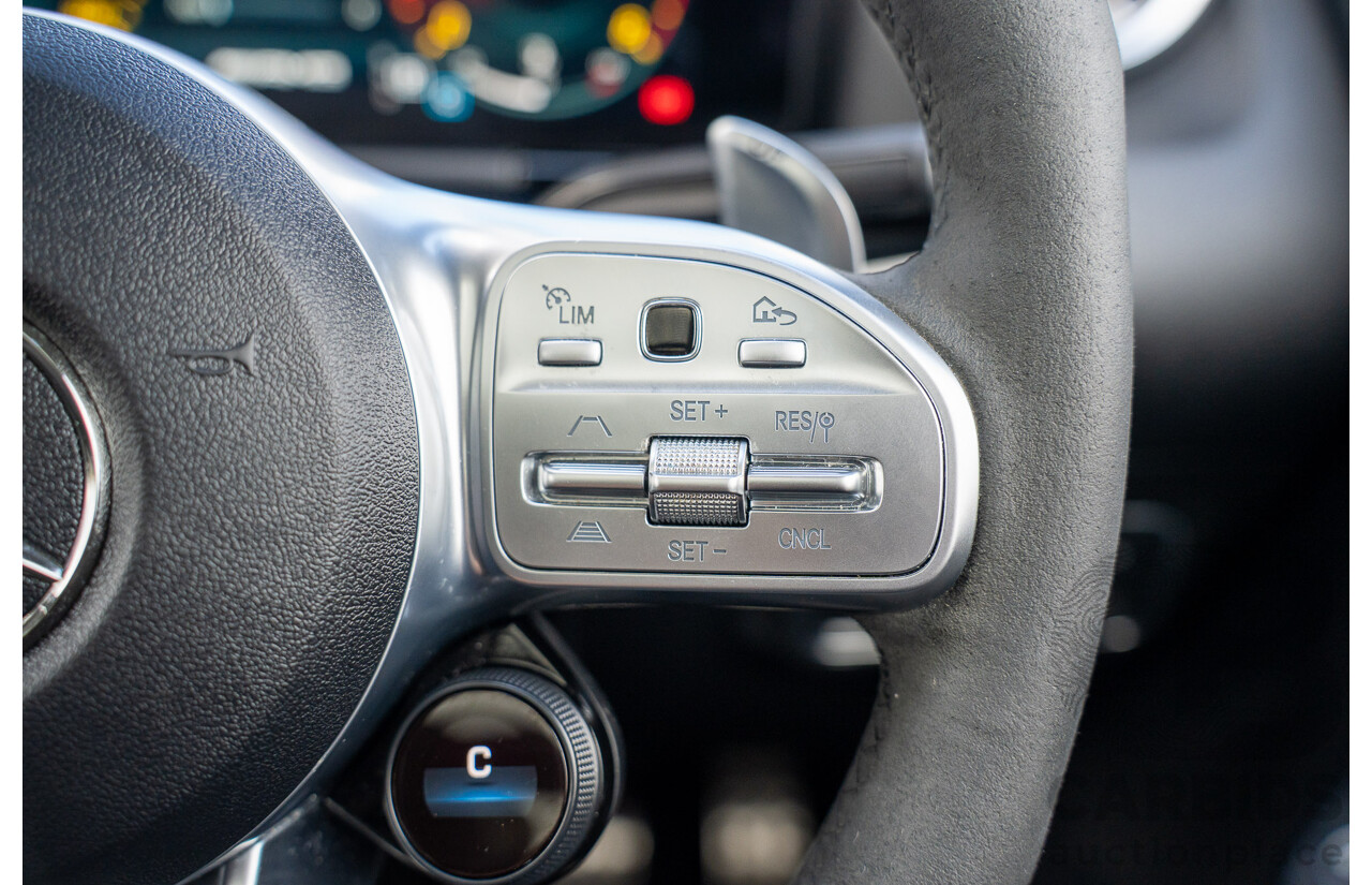 12/2020 Mercedes Benz GLA45 S AMG 4Matic+ (AWD) H247 MY21 4d Hatchback Cosmos Black Metallic Turbo 2.0L