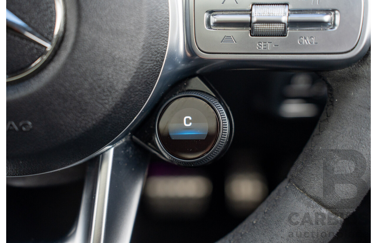 12/2020 Mercedes Benz GLA45 S AMG 4Matic+ (AWD) H247 MY21 4d Hatchback Cosmos Black Metallic Turbo 2.0L