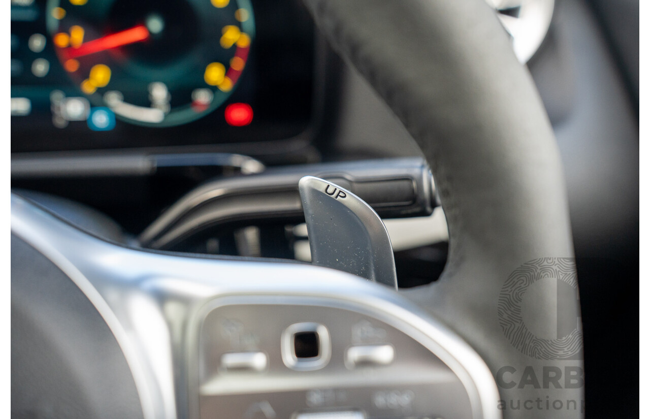 12/2020 Mercedes Benz GLA45 S AMG 4Matic+ (AWD) H247 MY21 4d Hatchback Cosmos Black Metallic Turbo 2.0L