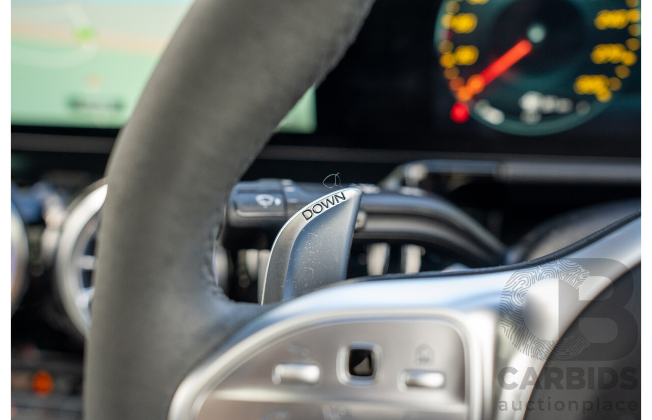 12/2020 Mercedes Benz GLA45 S AMG 4Matic+ (AWD) H247 MY21 4d Hatchback Cosmos Black Metallic Turbo 2.0L