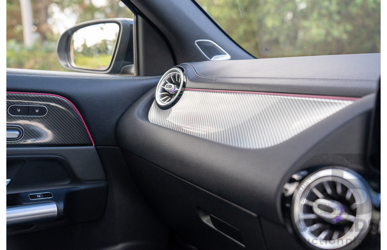 12/2020 Mercedes Benz GLA45 S AMG 4Matic+ (AWD) H247 MY21 4d Hatchback Cosmos Black Metallic Turbo 2.0L