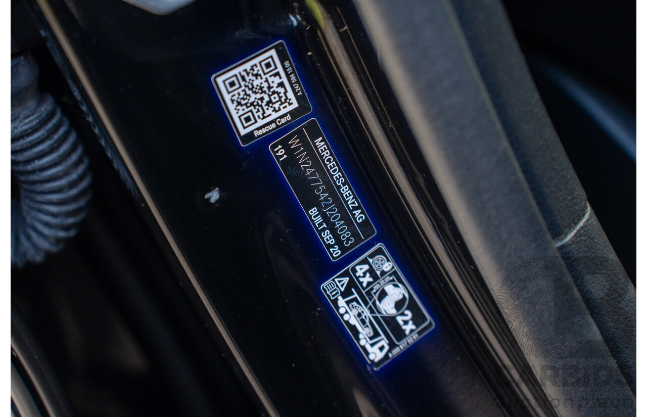 12/2020 Mercedes Benz GLA45 S AMG 4Matic+ (AWD) H247 MY21 4d Hatchback Cosmos Black Metallic Turbo 2.0L