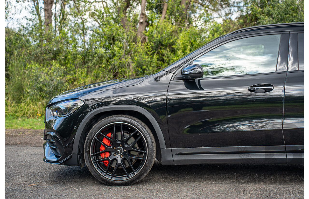 12/2020 Mercedes Benz GLA45 S AMG 4Matic+ (AWD) H247 MY21 4d Hatchback Cosmos Black Metallic Turbo 2.0L