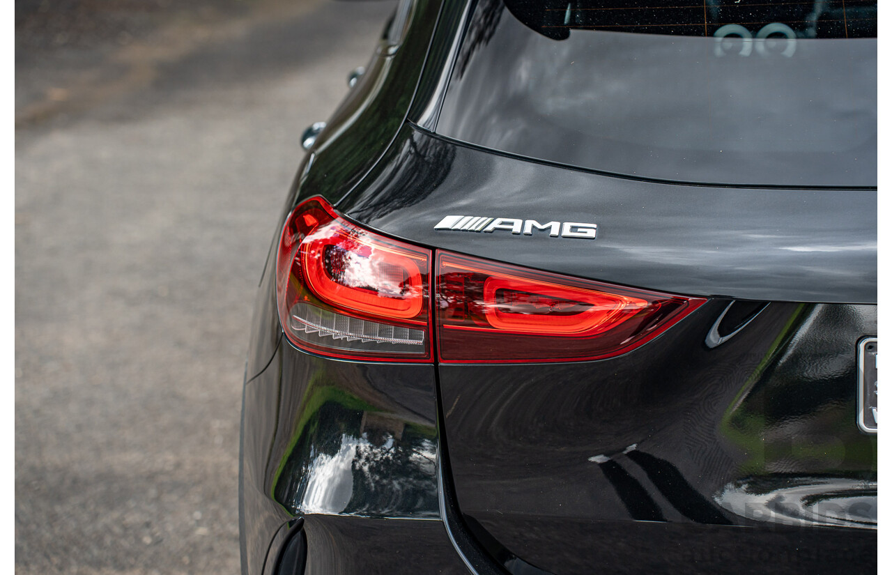 12/2020 Mercedes Benz GLA45 S AMG 4Matic+ (AWD) H247 MY21 4d Hatchback Cosmos Black Metallic Turbo 2.0L