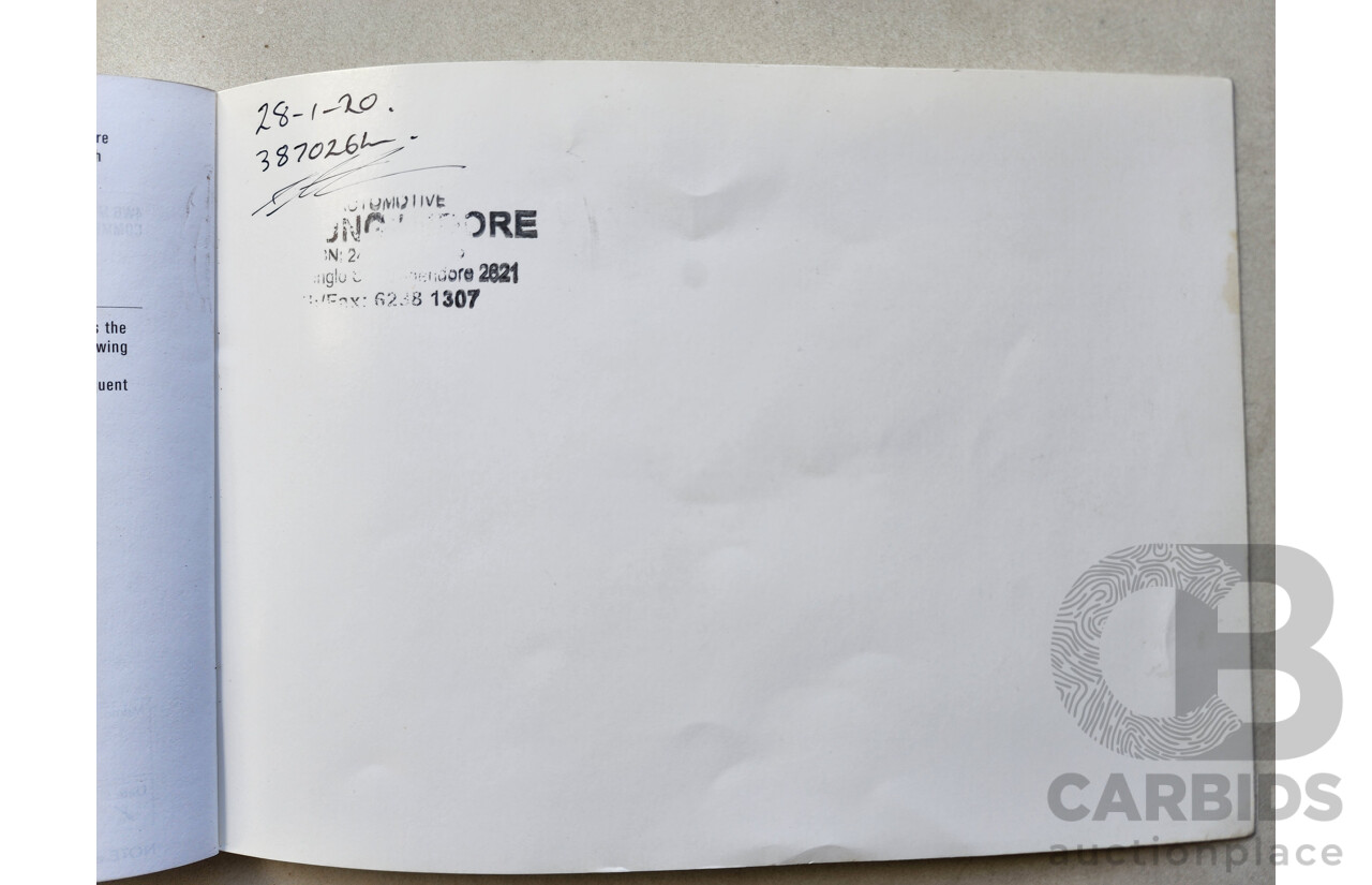 11/2007 Nissan Navara ST-X (4x4) D40 Dual Cab P/Up White 2.5L