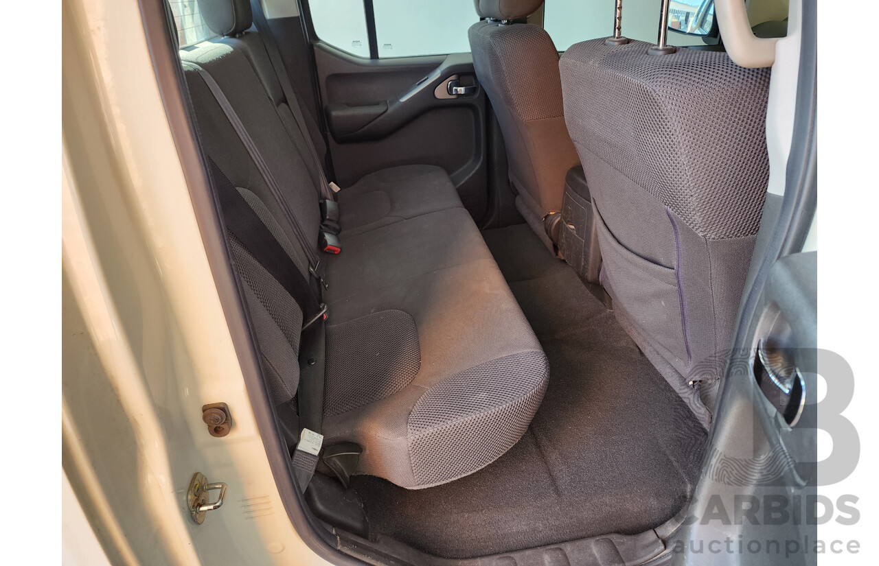 11/2007 Nissan Navara ST-X (4x4) D40 Dual Cab P/Up White 2.5L