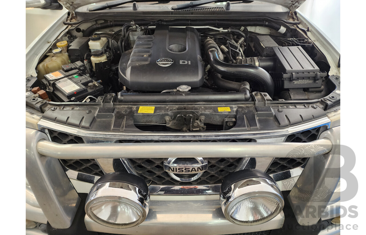 11/2007 Nissan Navara ST-X (4x4) D40 Dual Cab P/Up White 2.5L