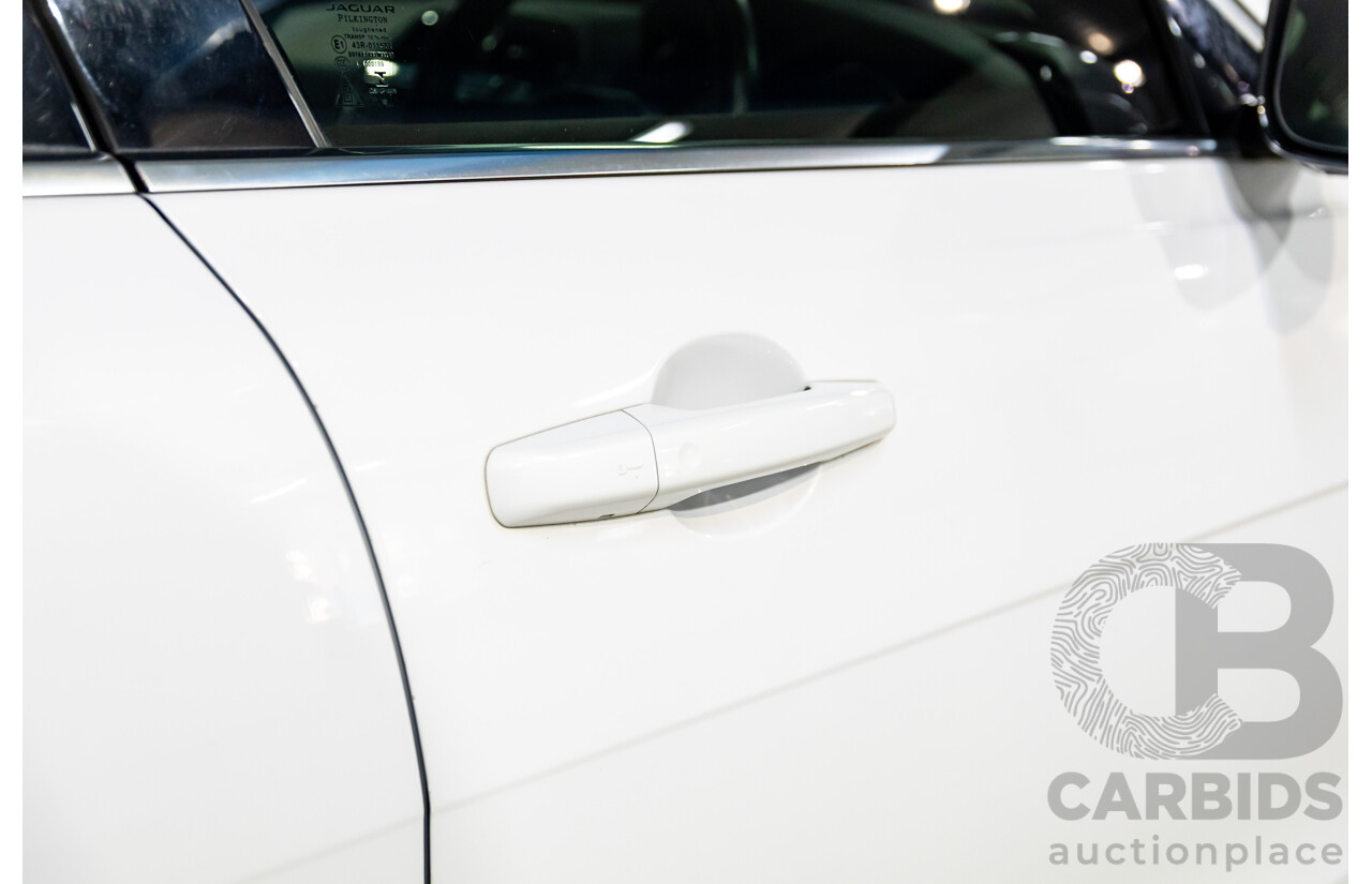 8/2015 Jaguar XE 20d R-Sport 4d Sedan Glacier White Metallic Turbo Diesel 2.0L