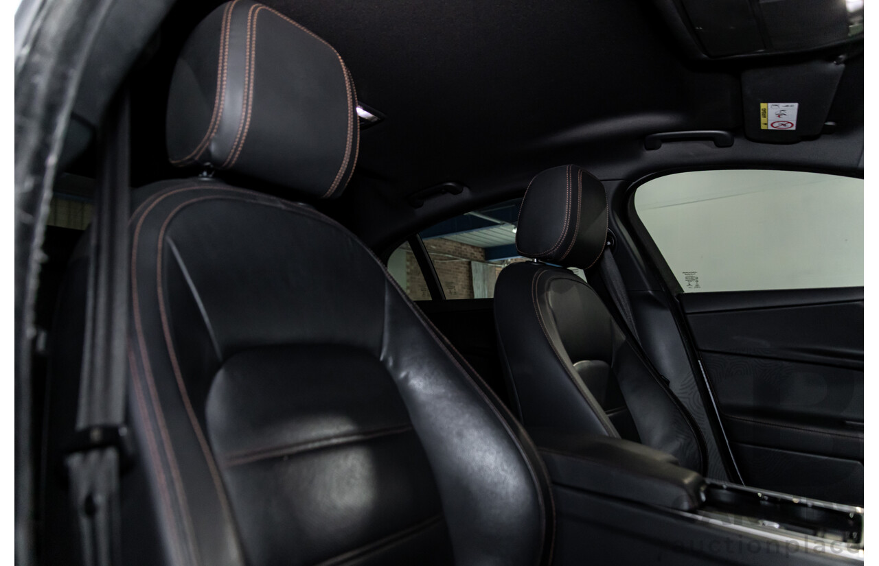 8/2015 Jaguar XE 20d R-Sport 4d Sedan Glacier White Metallic Turbo Diesel 2.0L