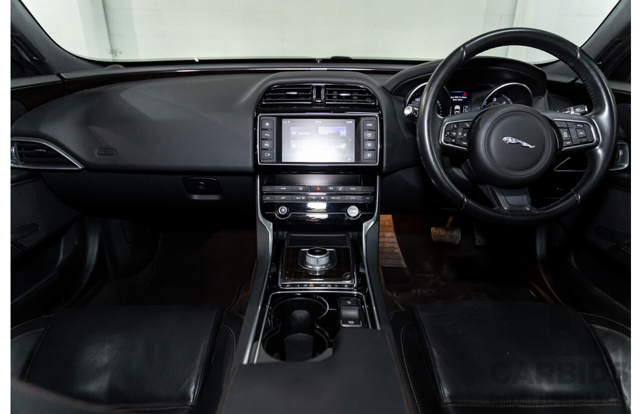 8/2015 Jaguar XE 20d R-Sport 4d Sedan Glacier White Metallic Turbo Diesel 2.0L