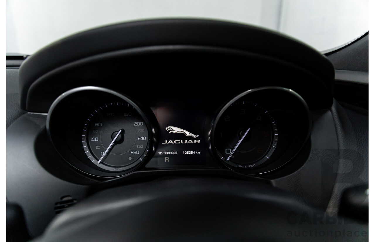 8/2015 Jaguar XE 20d R-Sport 4d Sedan Glacier White Metallic Turbo Diesel 2.0L