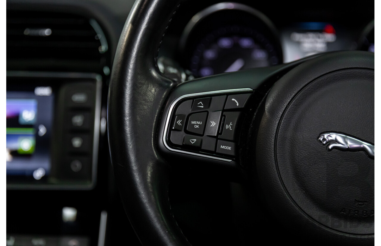 8/2015 Jaguar XE 20d R-Sport 4d Sedan Glacier White Metallic Turbo Diesel 2.0L