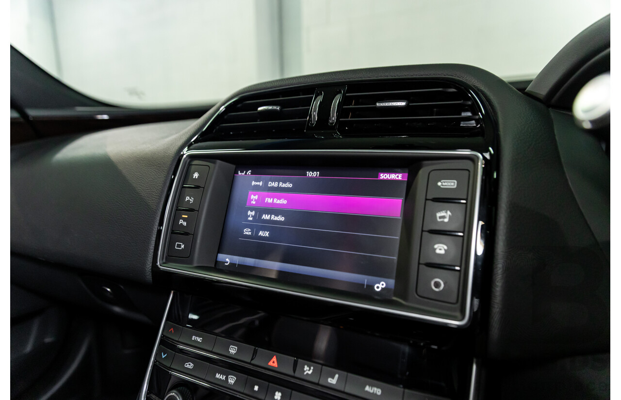 8/2015 Jaguar XE 20d R-Sport 4d Sedan Glacier White Metallic Turbo Diesel 2.0L