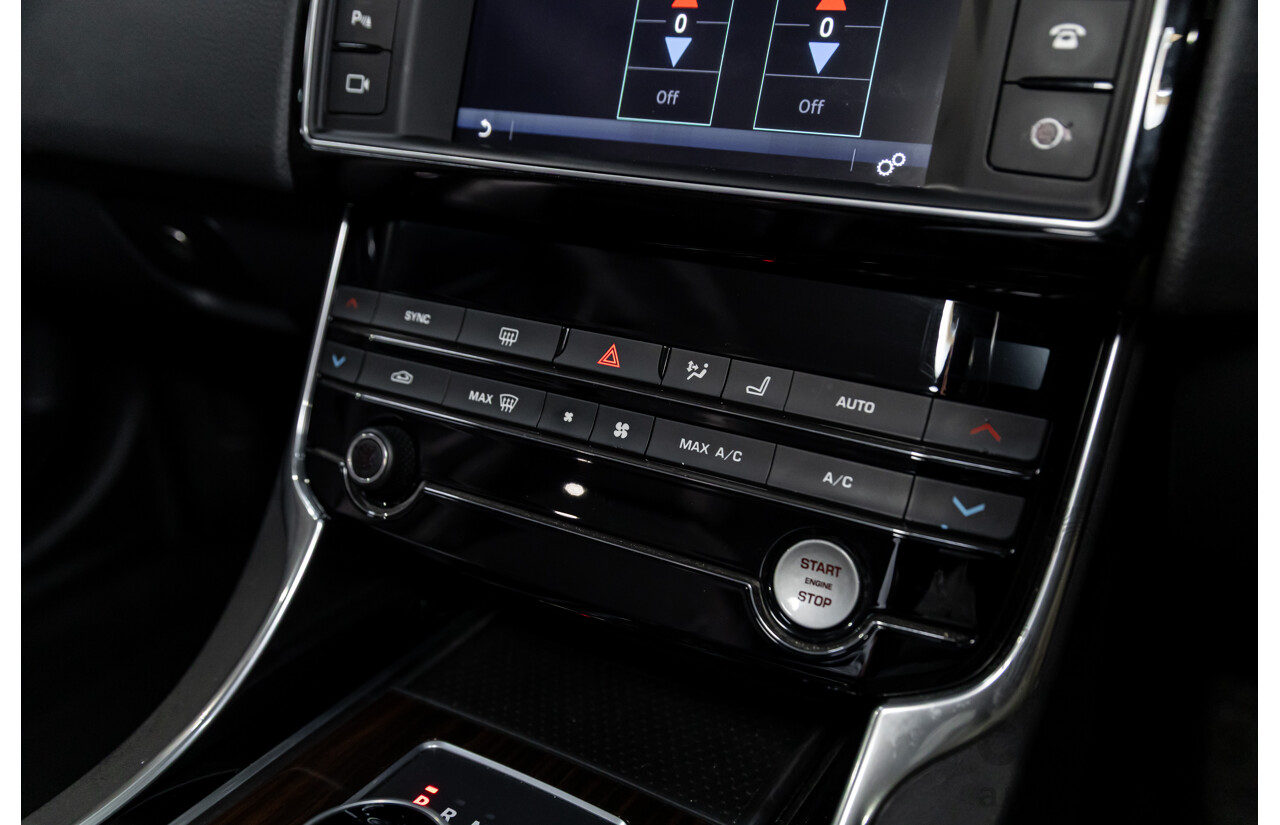 8/2015 Jaguar XE 20d R-Sport 4d Sedan Glacier White Metallic Turbo Diesel 2.0L