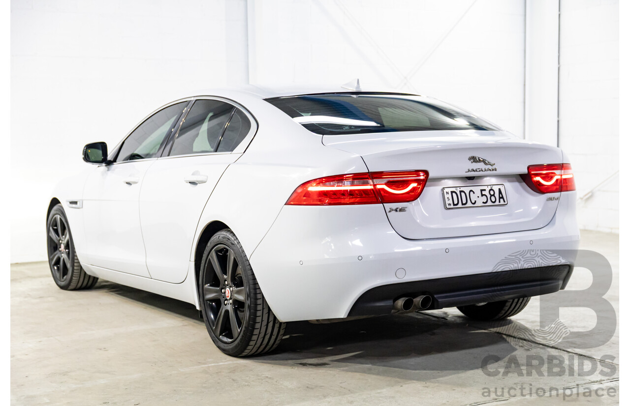 8/2015 Jaguar XE 20d R-Sport 4d Sedan Glacier White Metallic Turbo Diesel 2.0L