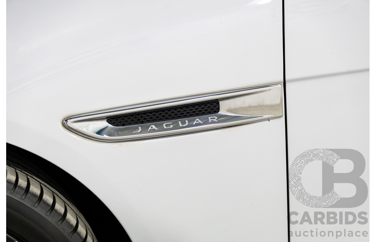 8/2015 Jaguar XE 20d R-Sport 4d Sedan Glacier White Metallic Turbo Diesel 2.0L