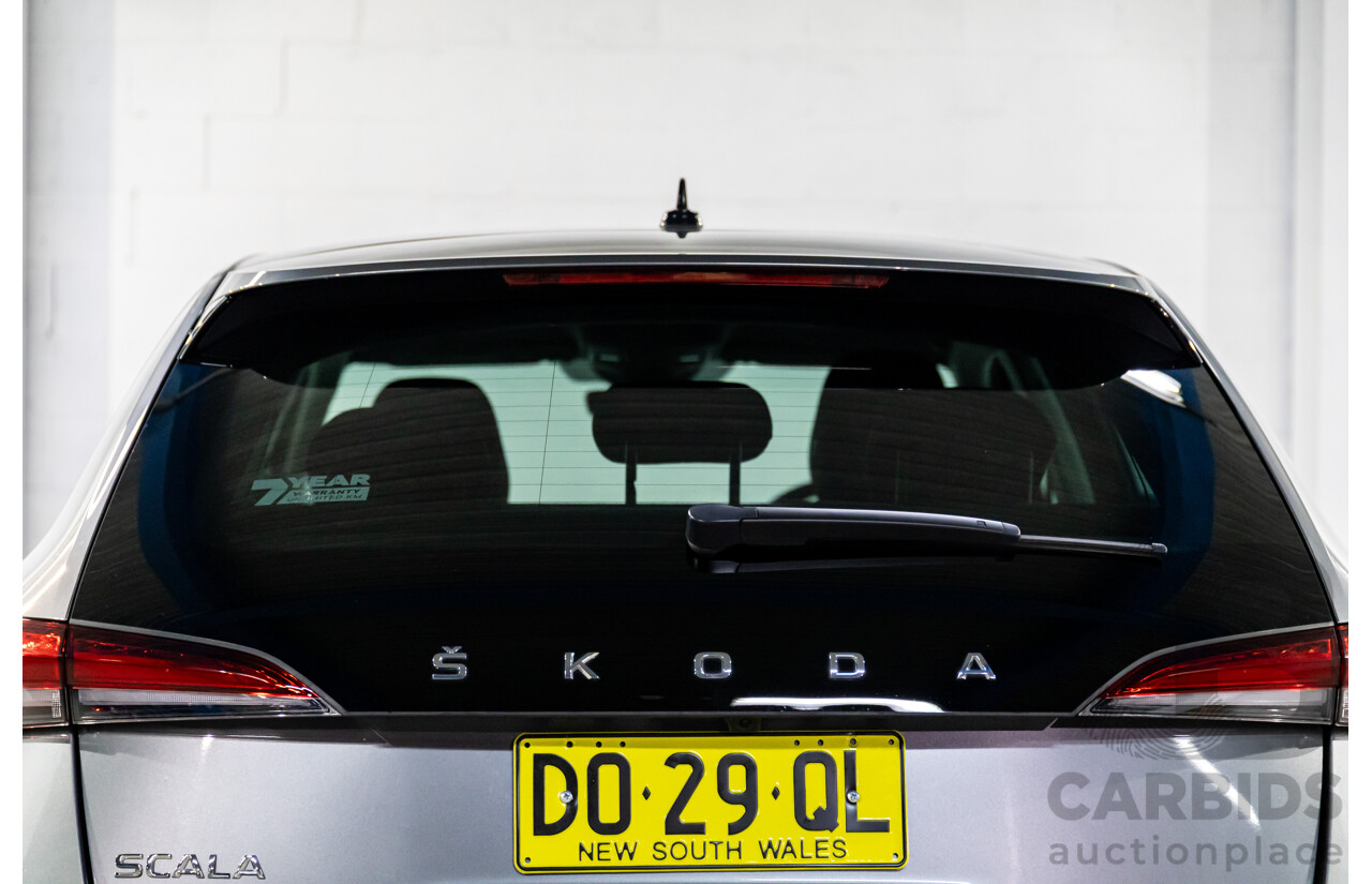 12/2023 Skoda Scala Ambition 85TSI (FWD) NW MY23.5 Update 5d Hatchback Graphite Grey Metallic Turbo 1.0L