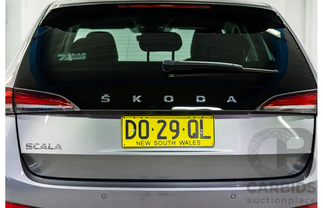 12/2023 Skoda Scala Ambition 85TSI (FWD) NW MY23.5 Update 5d Hatchback Graphite Grey Metallic Turbo 1.0L