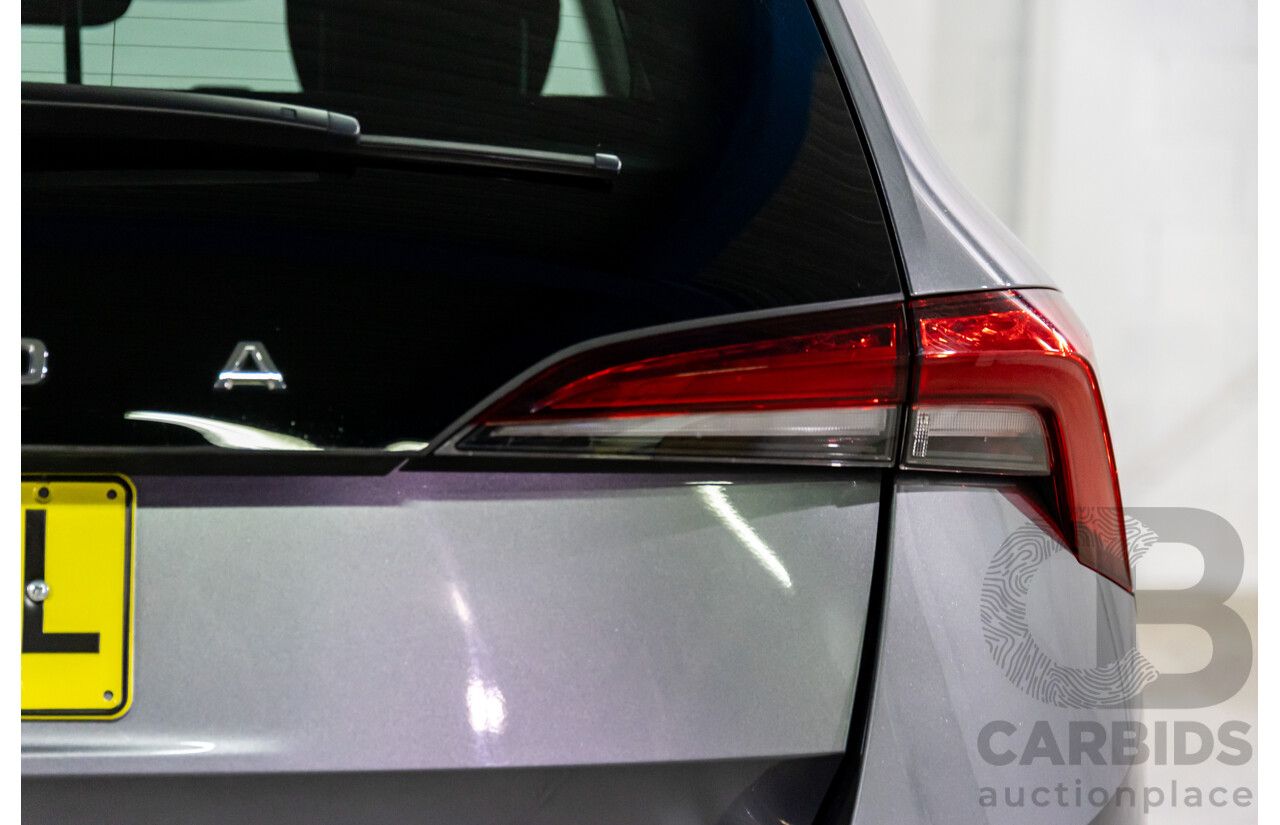 12/2023 Skoda Scala Ambition 85TSI (FWD) NW MY23.5 Update 5d Hatchback Graphite Grey Metallic Turbo 1.0L