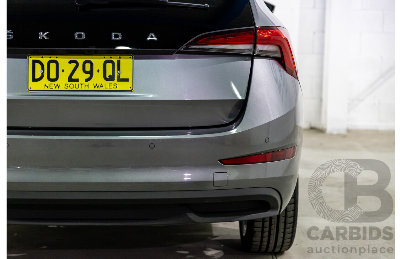 12/2023 Skoda Scala Ambition 85TSI (FWD) NW MY23.5 Update 5d Hatchback Graphite Grey Metallic Turbo 1.0L