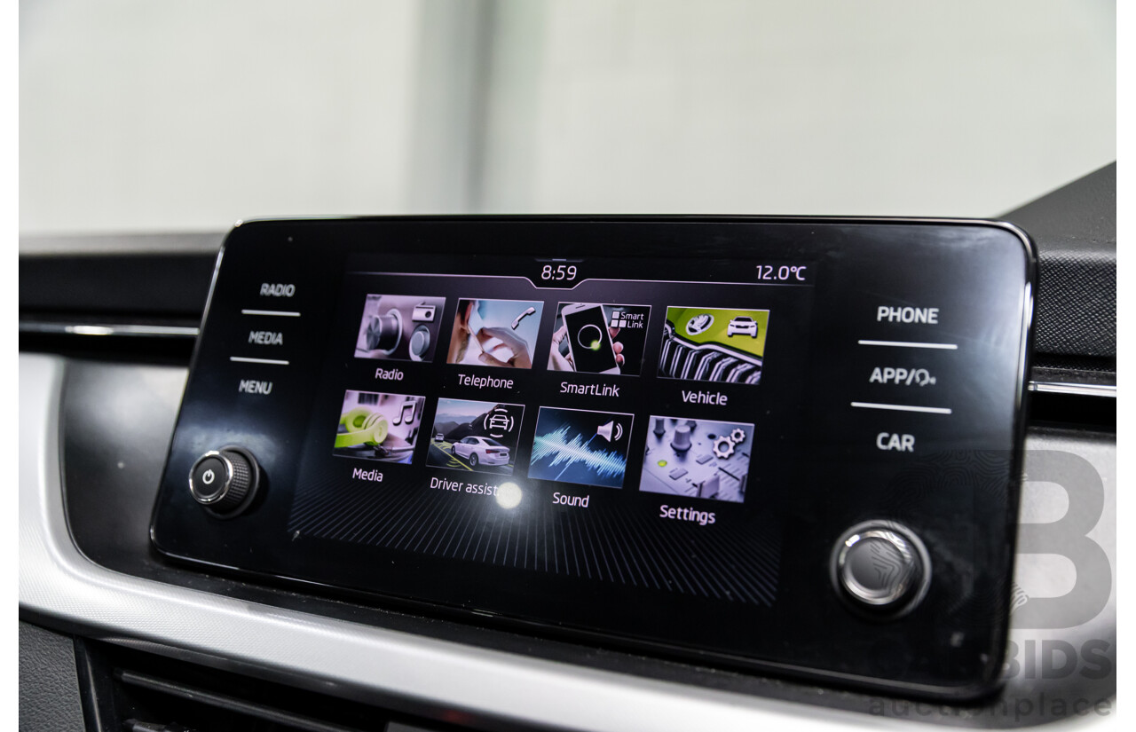 12/2023 Skoda Scala Ambition 85TSI (FWD) NW MY23.5 Update 5d Hatchback Graphite Grey Metallic Turbo 1.0L