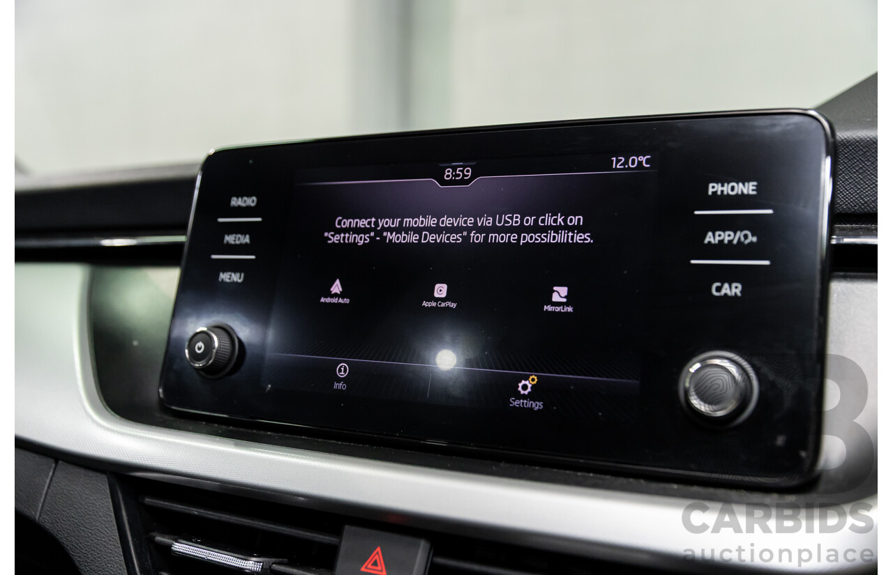 12/2023 Skoda Scala Ambition 85TSI (FWD) NW MY23.5 Update 5d Hatchback Graphite Grey Metallic Turbo 1.0L