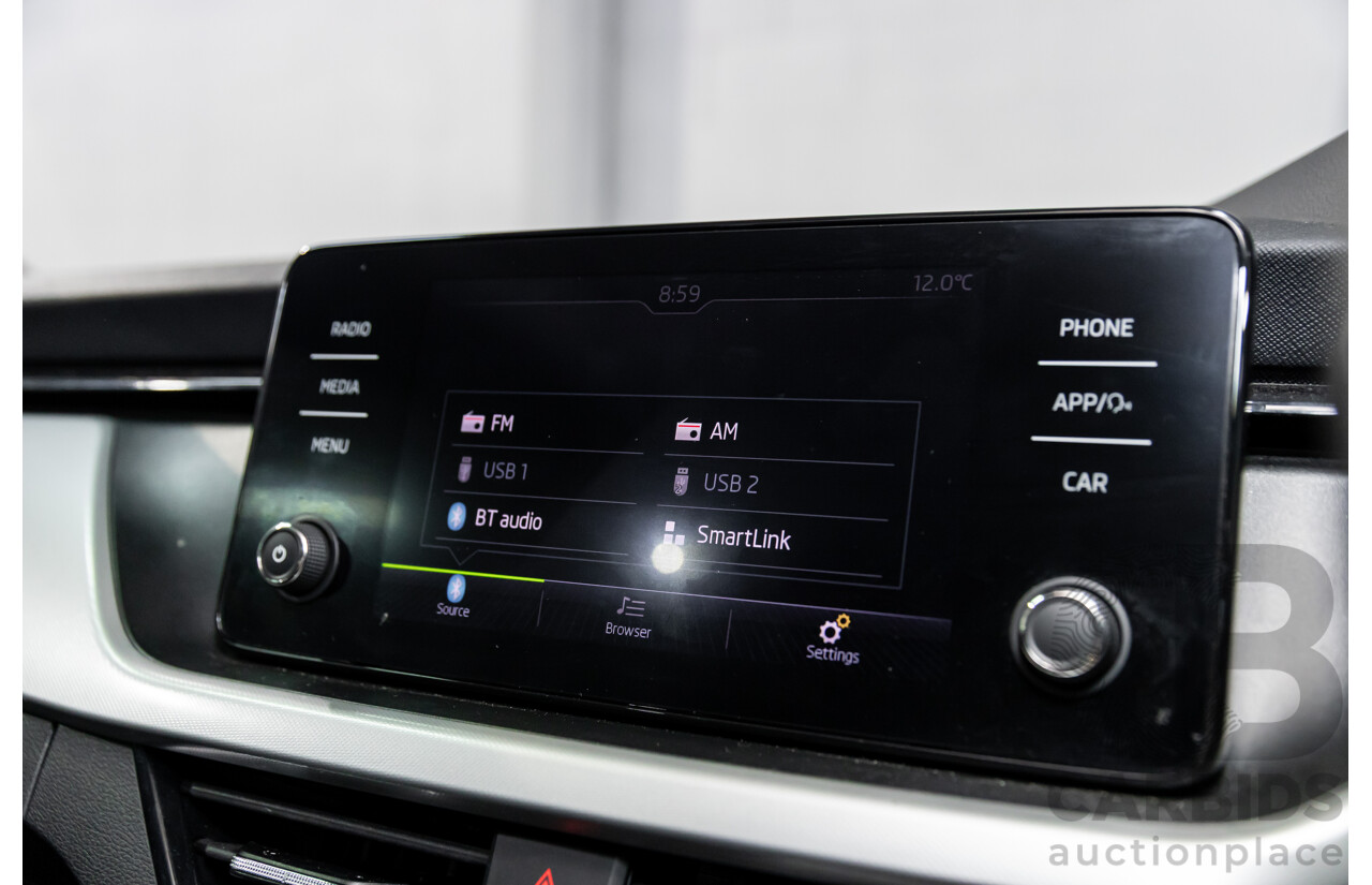 12/2023 Skoda Scala Ambition 85TSI (FWD) NW MY23.5 Update 5d Hatchback Graphite Grey Metallic Turbo 1.0L