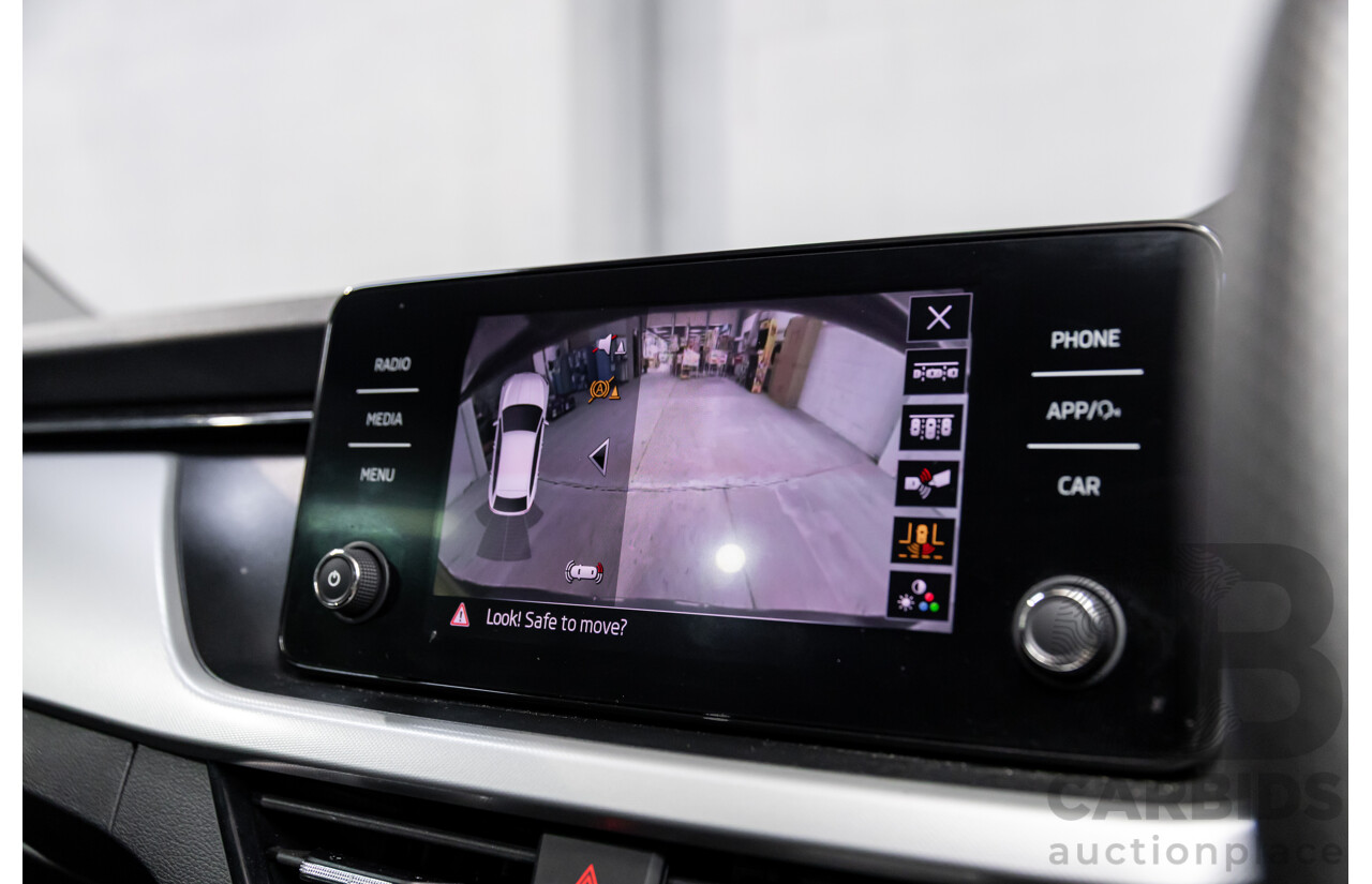 12/2023 Skoda Scala Ambition 85TSI (FWD) NW MY23.5 Update 5d Hatchback Graphite Grey Metallic Turbo 1.0L