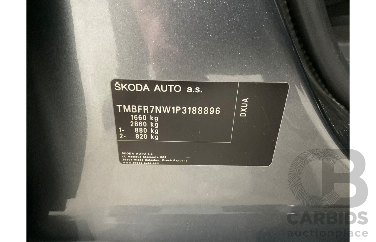 12/2023 Skoda Scala Ambition 85TSI (FWD) NW MY23.5 Update 5d Hatchback Graphite Grey Metallic Turbo 1.0L