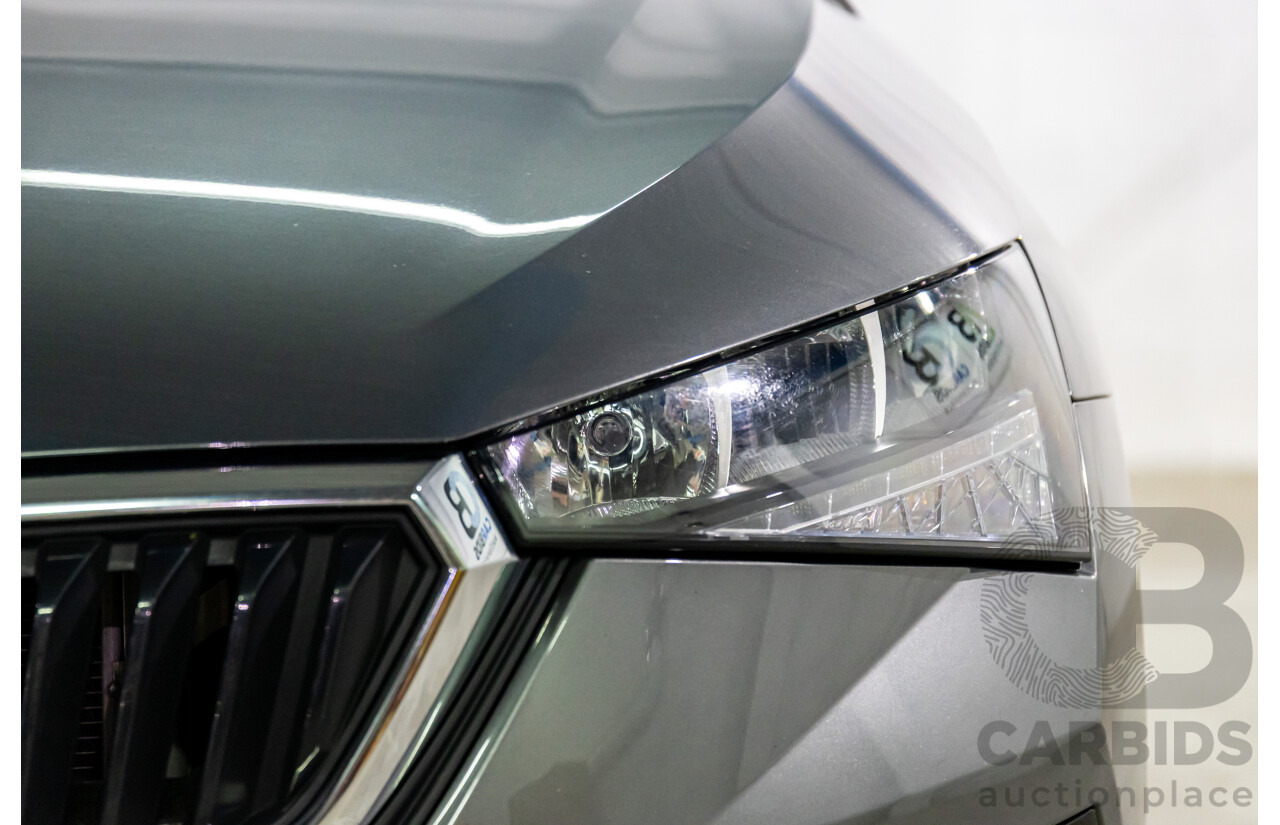 12/2023 Skoda Scala Ambition 85TSI (FWD) NW MY23.5 Update 5d Hatchback Graphite Grey Metallic Turbo 1.0L