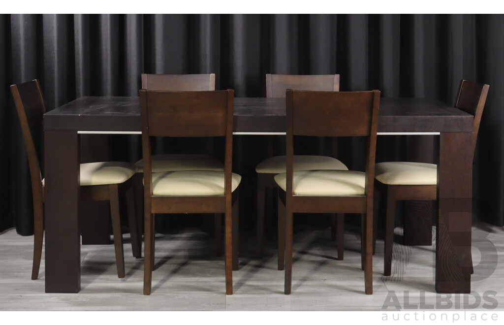 Modern Seven Piece Dining Suite