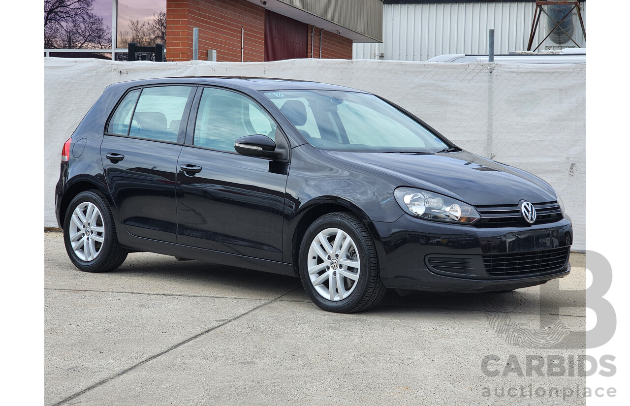 10/2010 Volkswagen Golf 118 TSI Comfortline 1K MY11 5d Hatchback Black 1.4L
