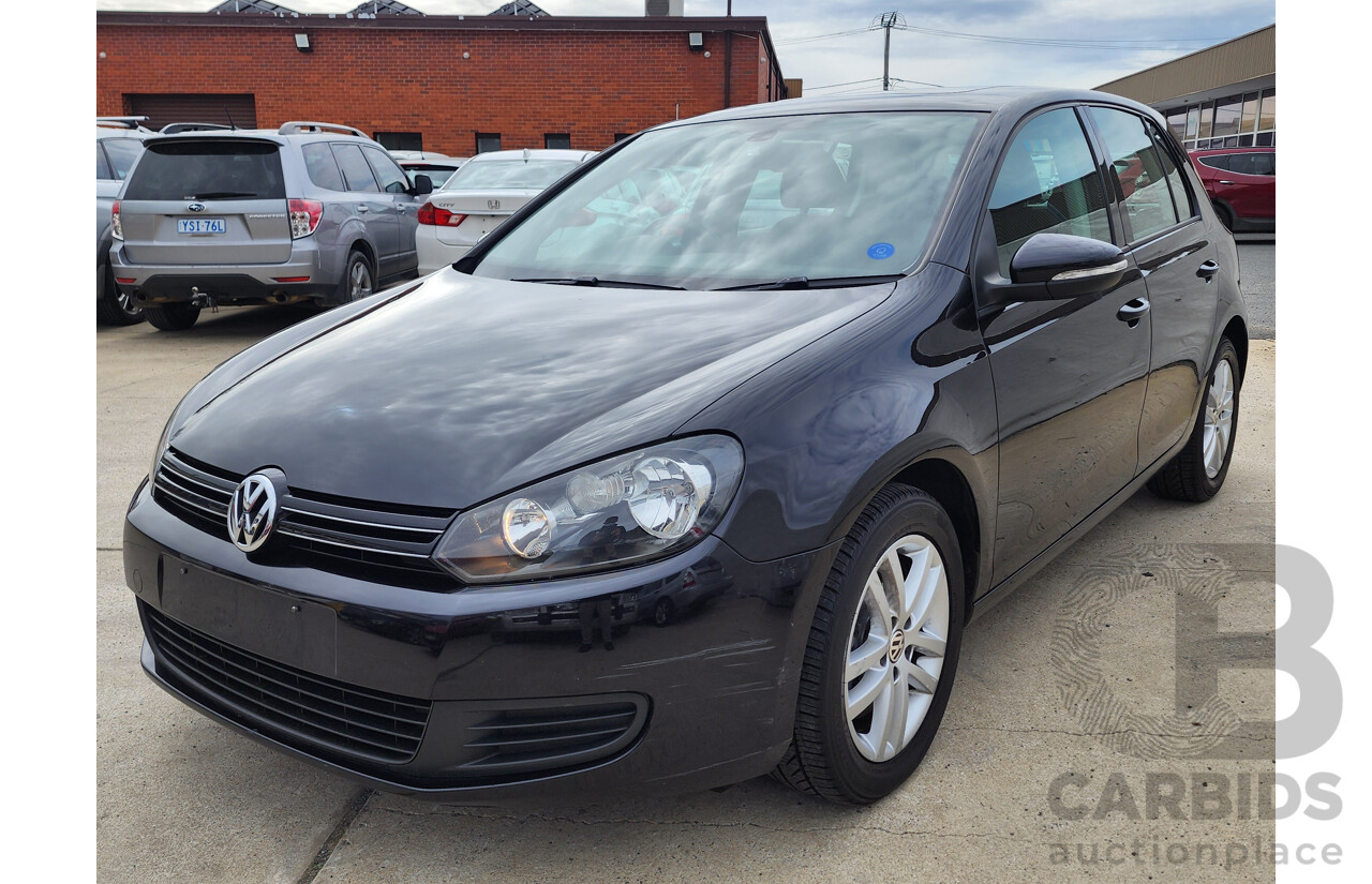 10/2010 Volkswagen Golf 118 TSI Comfortline 1K MY11 5d Hatchback Black 1.4L