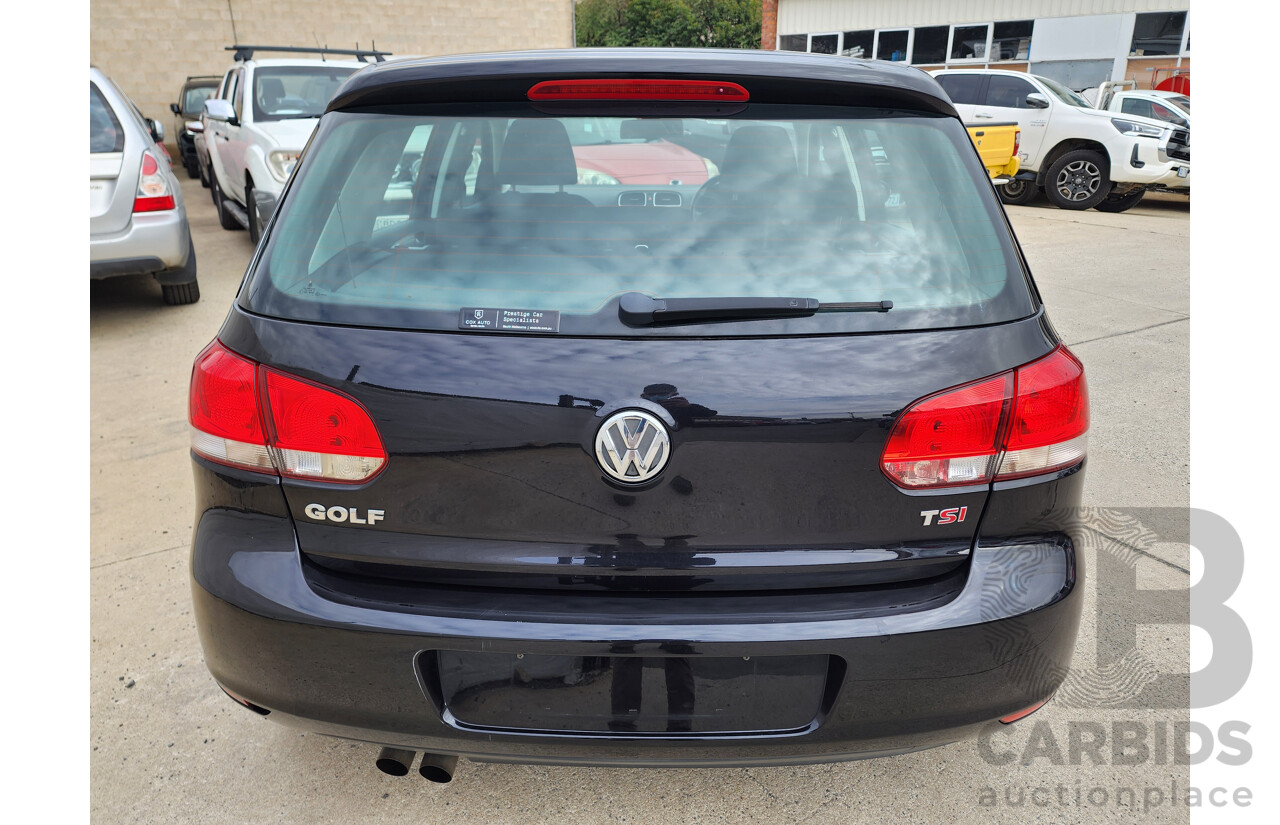 10/2010 Volkswagen Golf 118 TSI Comfortline 1K MY11 5d Hatchback Black 1.4L