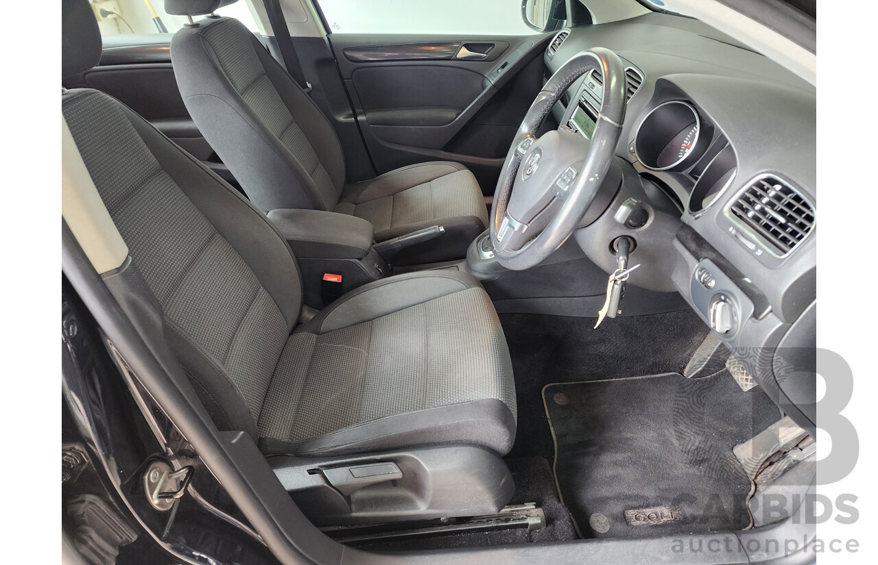 10/2010 Volkswagen Golf 118 TSI Comfortline 1K MY11 5d Hatchback Black 1.4L