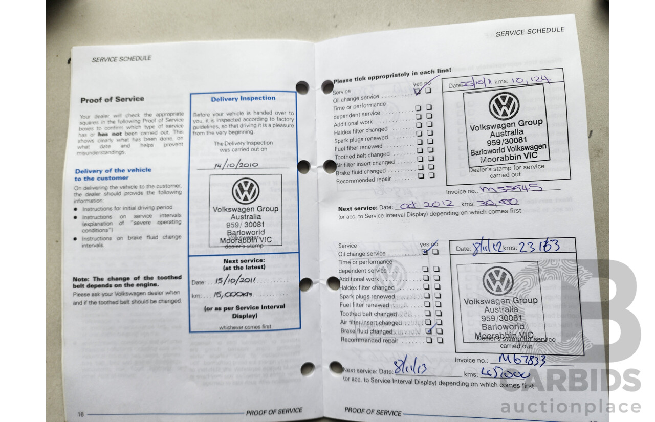 10/2010 Volkswagen Golf 118 TSI Comfortline 1K MY11 5d Hatchback Black 1.4L