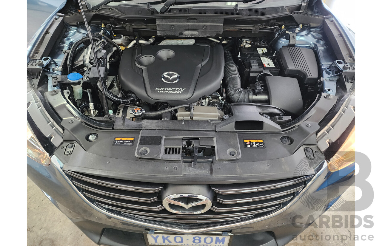 6/2015 Mazda Cx-5 MAXX Sport (4x4) MY15 4d Wagon Blue 2.2L