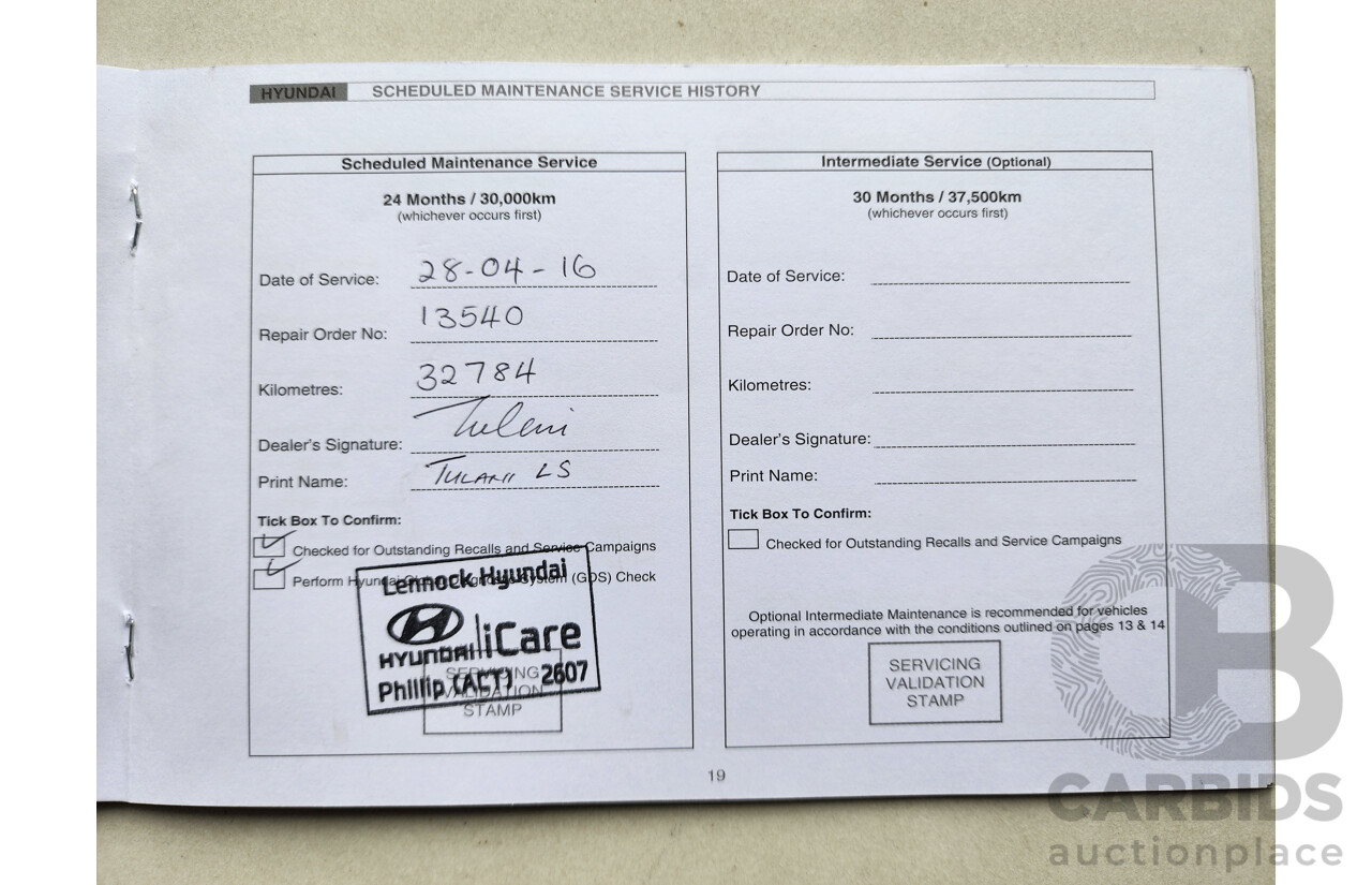 8/2014 Hyundai Santa Fe Elite CRDi (4x4) DM MY15 4d Wagon Red 2.2L