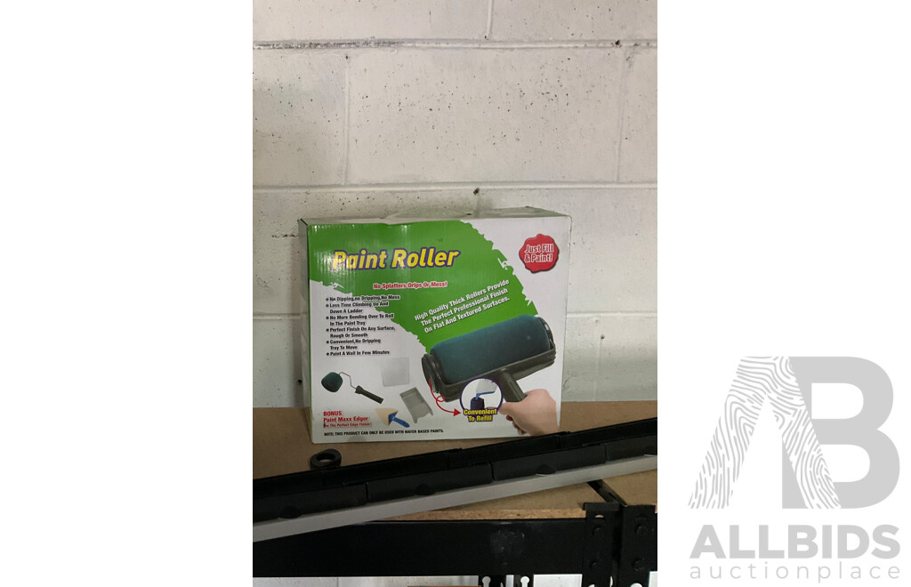 Assorted Garage Shelving and Contents