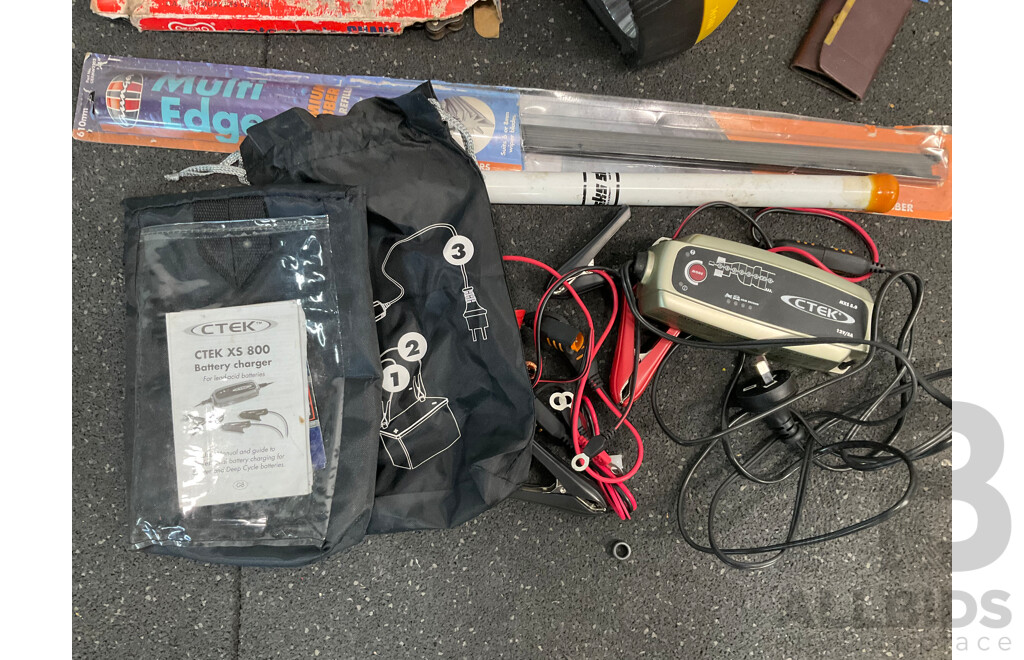 CTEK Batery Charger, HERCULES Air Pressure Air Compressor and Others