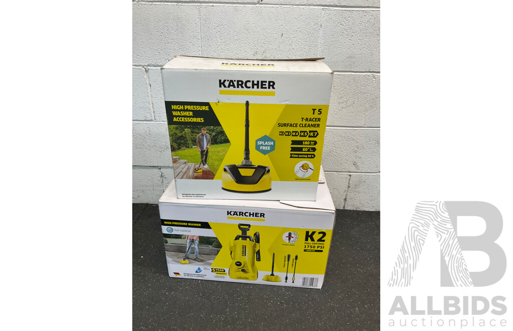 KARCHER High Pressure Washer and Surface Cleaner Attachment