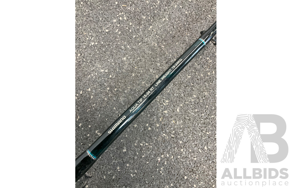 SHIMANO AQUA TIP Fishing Rod with SHIMANO TLD25 Reel