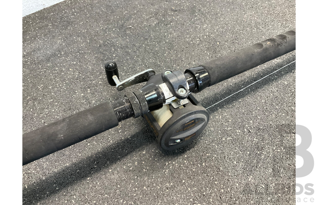 SHIMANO AQUA TIP Fishing Rod with SHIMANO TLD25 Reel